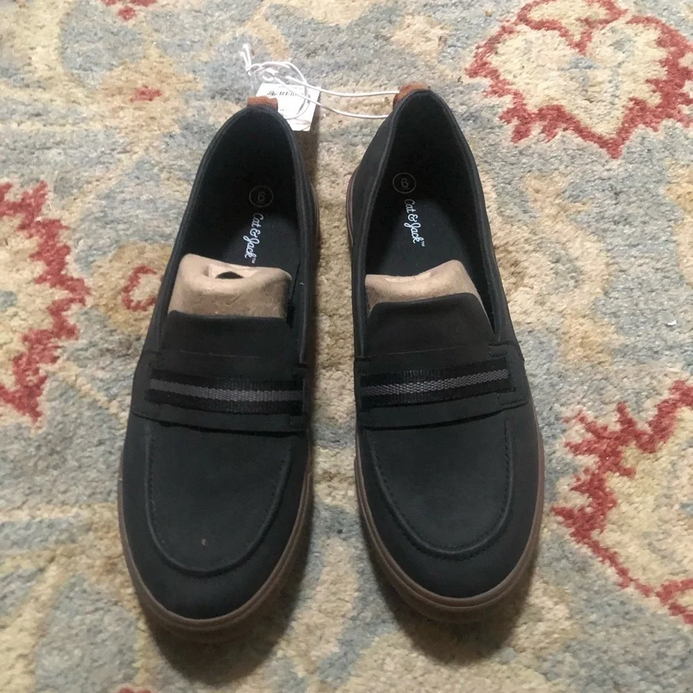Beautiful Boys Bleu Loafer New With Tag Size 6